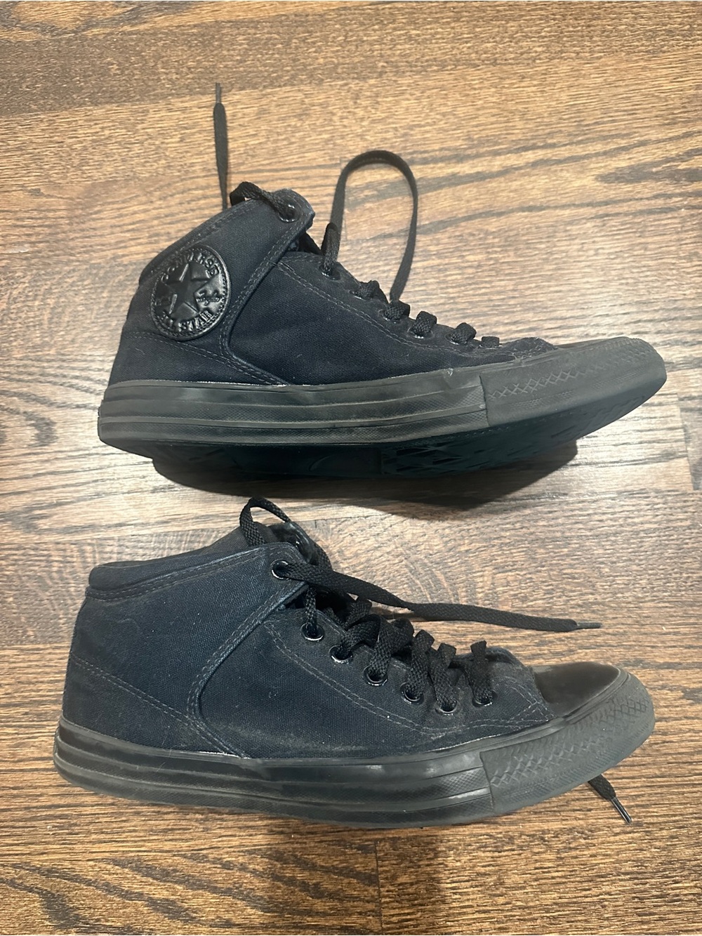 Converse All Star Mid Top Sneakers in Black